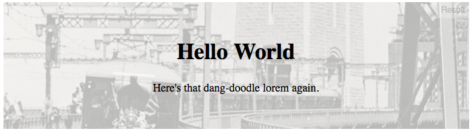 Background Image legible text