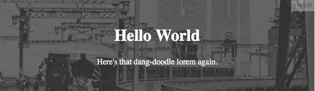 Background Image legible text