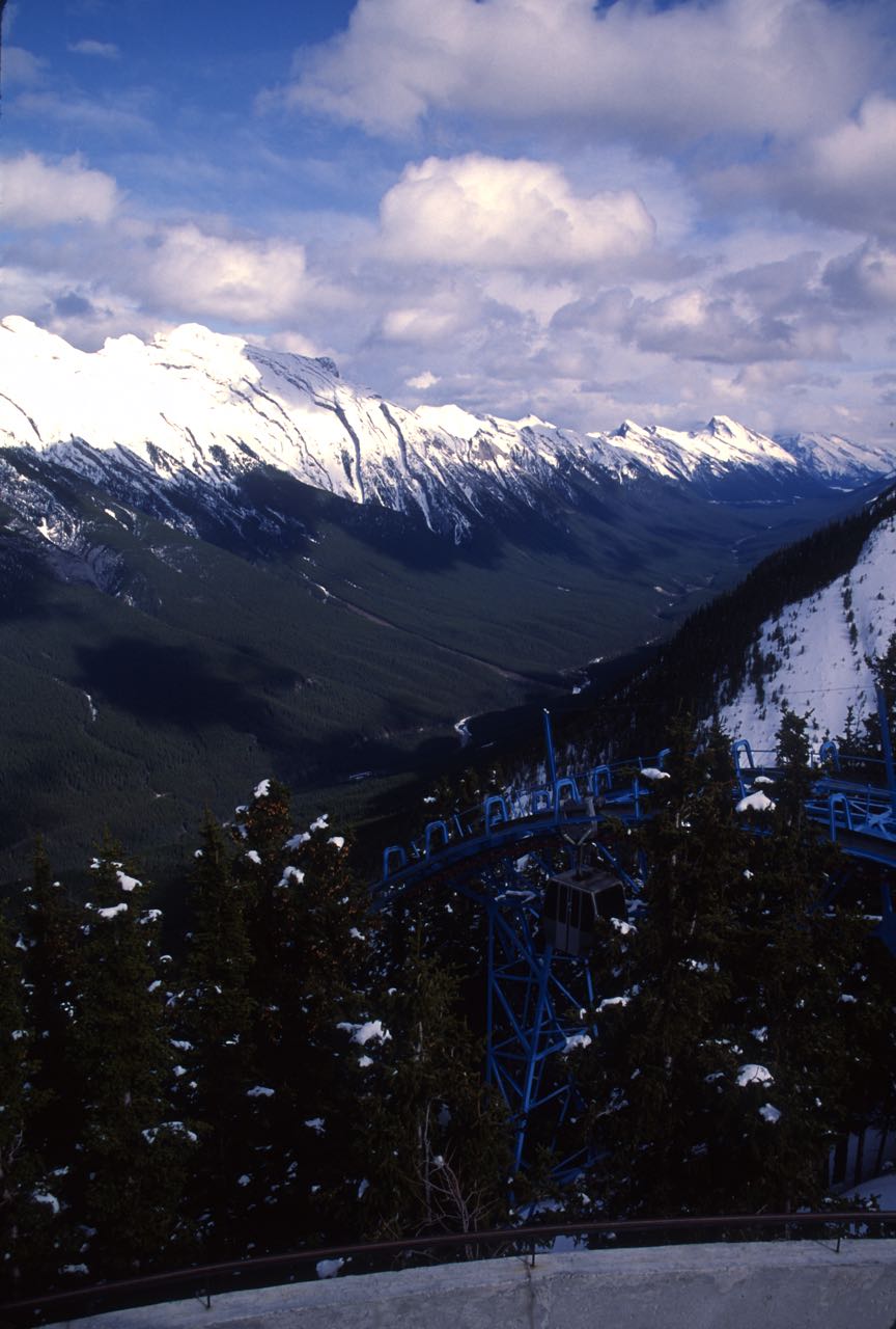 The Mount Sulphur chairlift in Banff