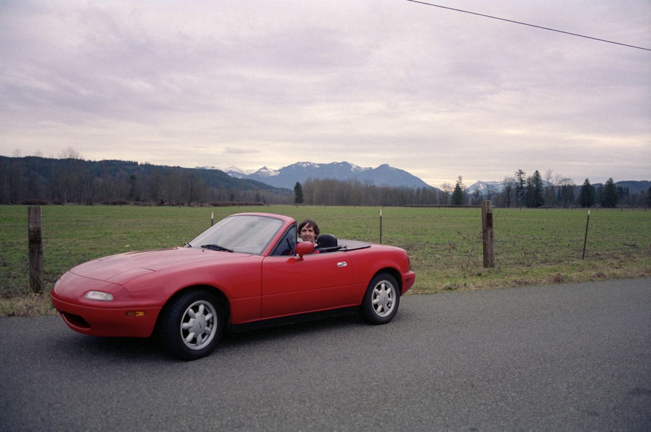 And I bought my brother a Miata so he could get around whilst I drove off into the sunrise with his car.
